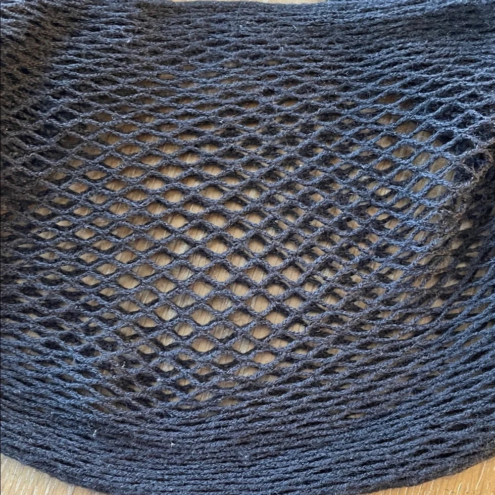 Black Knit Infinity Scarf